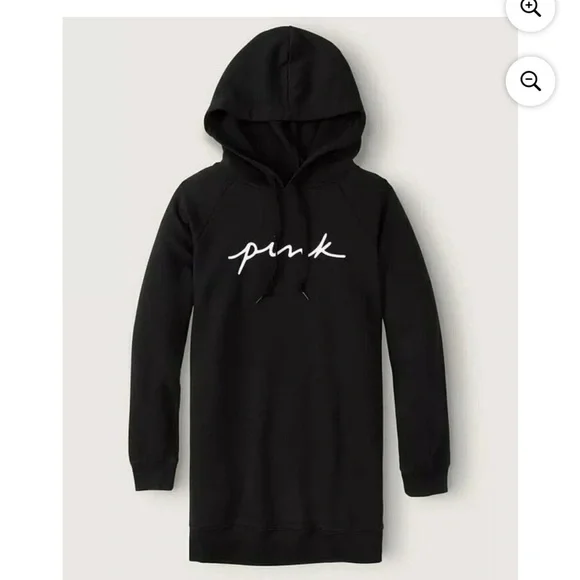 PINK by Victoria’s Secret Hooded Sweater Dress size med - Picture 5 of 6